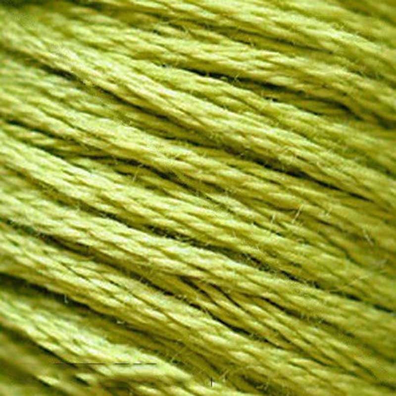 Нитки для вышивания хлопковые DMC 3894 Очень светло-зеленый попугай