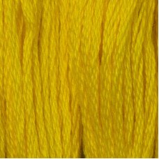 Cotton thread for embroidery DMC 444 Dark Lemon