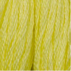 Нитки для вышивания хлопковые DMC 445 Светлый лимон