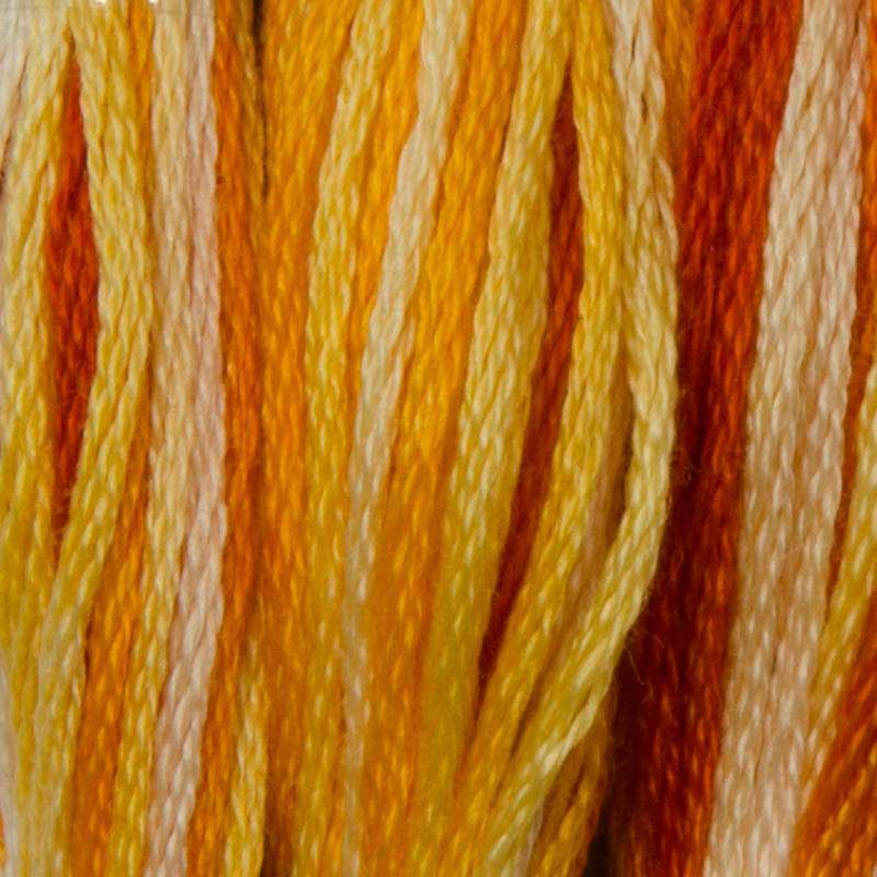 Нитки для вышивания хлопковые DMC 51 Пестрый жженый апельсин