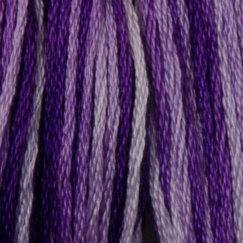 Нитки для вышивания хлопковые DMC 52 Пестрый фиолетовый