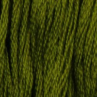 Cotton thread for embroidery DMC 580 Dark Moss Green