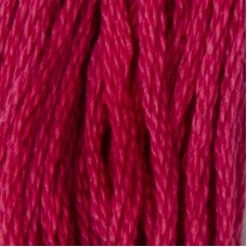 Cotton thread for embroidery DMC 600 Very Dark Cranberry