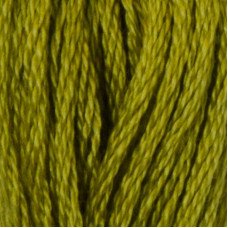 Cotton thread for embroidery DMC 733 Medium Olive Green