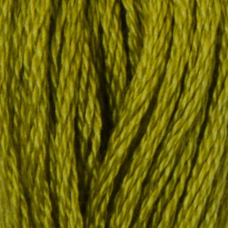 Нитки для вышивания хлопковые DMC 733 Средний оливково-зеленый