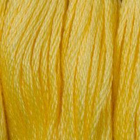 Нитки для вишивання бавовняні DMC 744 Блідо-жовтий