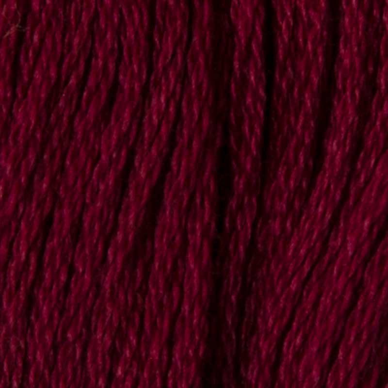 Cotton thread for embroidery DMC 777 Very Dark Raspberry