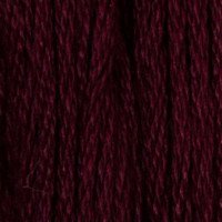 Cotton thread for embroidery DMC 814 Dark Garnet