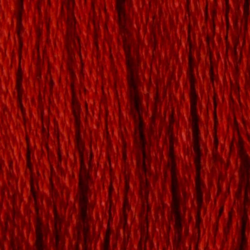 Cotton thread for embroidery DMC 817 Very Dark Coral Red
