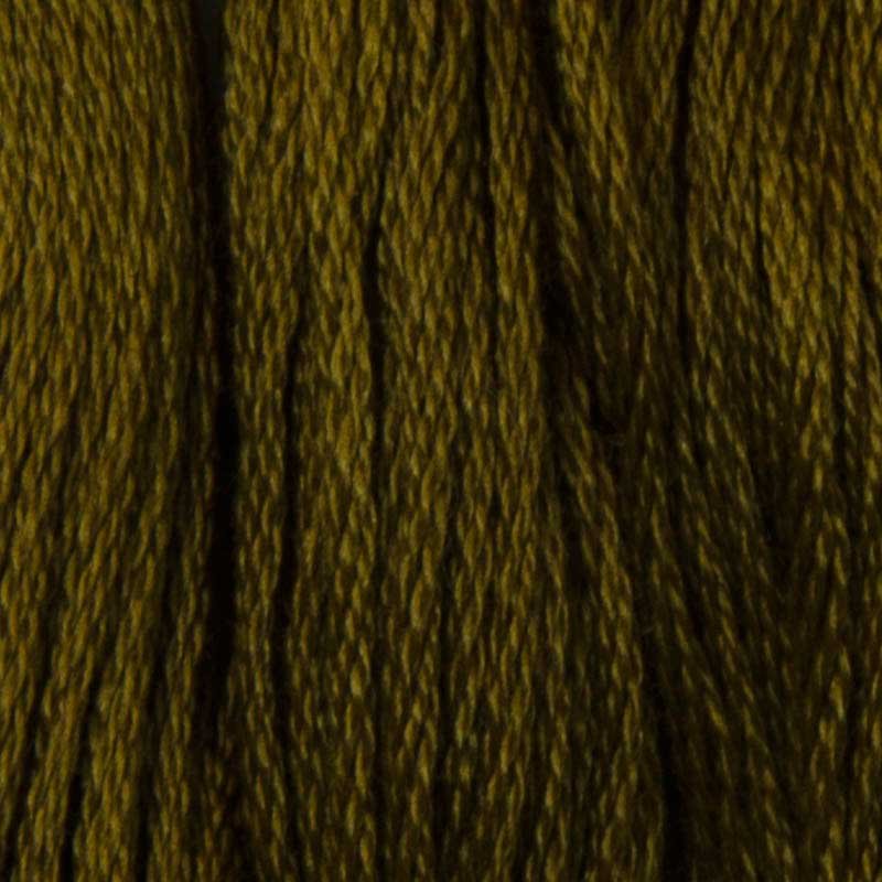 Нитки для вишивання бавовняні DMC 829 Дуже темний золотисто-оливковий