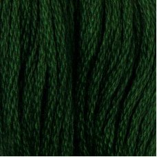 Cotton thread for embroidery DMC 890 Ultra Dark Pistachio Green