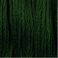 Нитки для вышивания СХС 895 Очень темный охотничо-зеленый