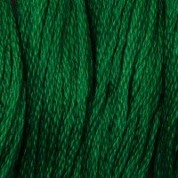 Нитки для вышивания хлопковые DMC 910 Темный изумрудно-зеленый