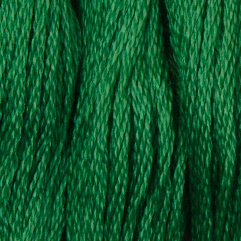 Нитки для вышивания хлопковые DMC 911 Средний изумрудно-зеленый