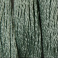Нитки для вышивания хлопковые DMC 927 Светлый серо-зеленый