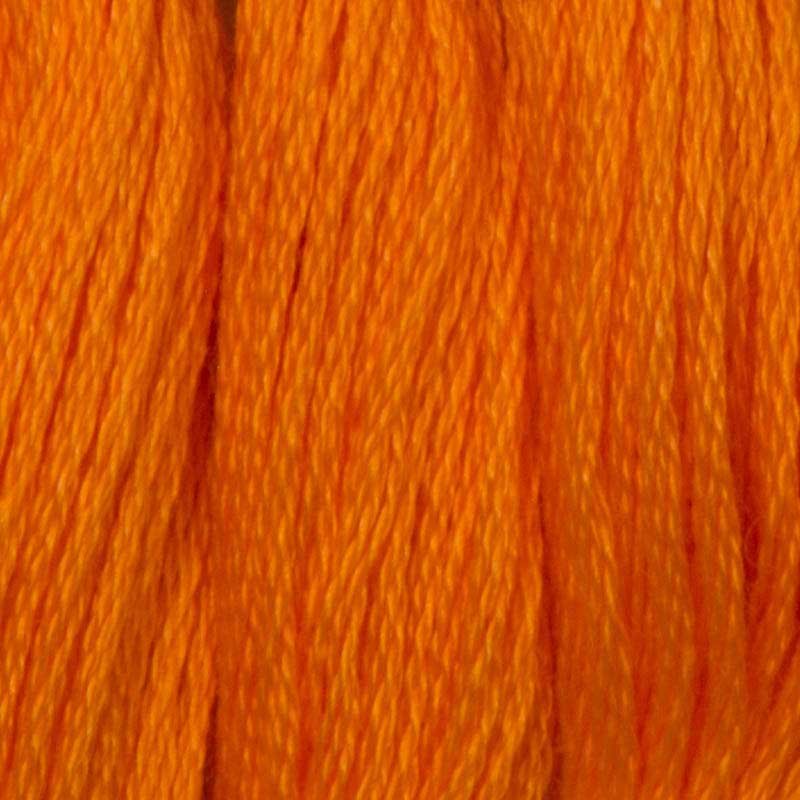 Cotton thread for embroidery DMC 970 Light Pumpkin