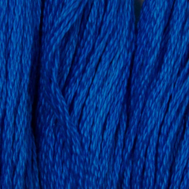 Cotton thread for embroidery DMC 995 Dark Electric Blue