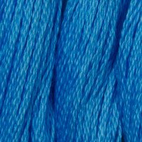 Нитки для вышивания хлопковые DMC 996 Средний электрик синий