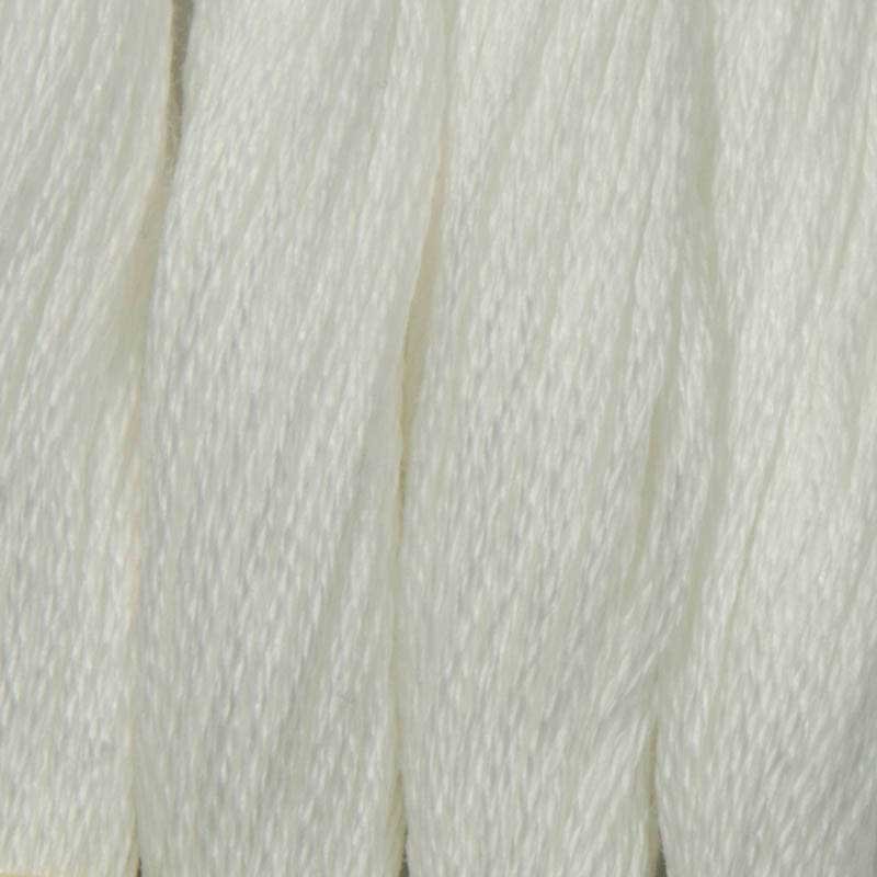 Cotton thread for embroidery DMC BLANC White