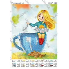 Cхема для вышивки бисером  ДАНА-1329 Ромашковый чай