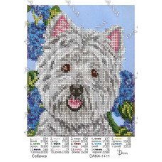 Pattern for beading DANA-1411 Doggie