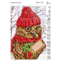 Pattern for beading DANA-1427 Owl in a hat