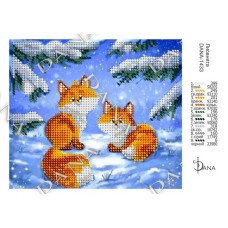 Pattern for beading DANA-1433 The fox