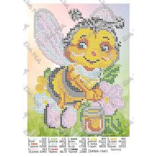 Cхема для вышивки бисером  ДАНА-1441 Пчелка