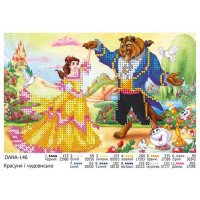 Pattern for beading DANA-146 The beauty and the Beast