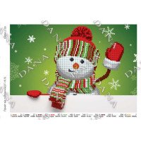 Pattern beading DANA-2139 Greetings from a snowman