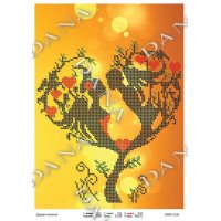 Cхема для вышивки бисером  ДАНА-2158 Дерево любви