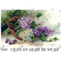 Pattern beading DANA-2191 Basket of lilacs