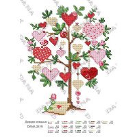 Cхема для вышивки бисером  ДАНА-2419 Дерево Любви