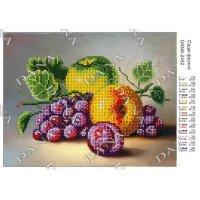 Схема для вишивання бісером ДАНА-2432 Садові фрукти