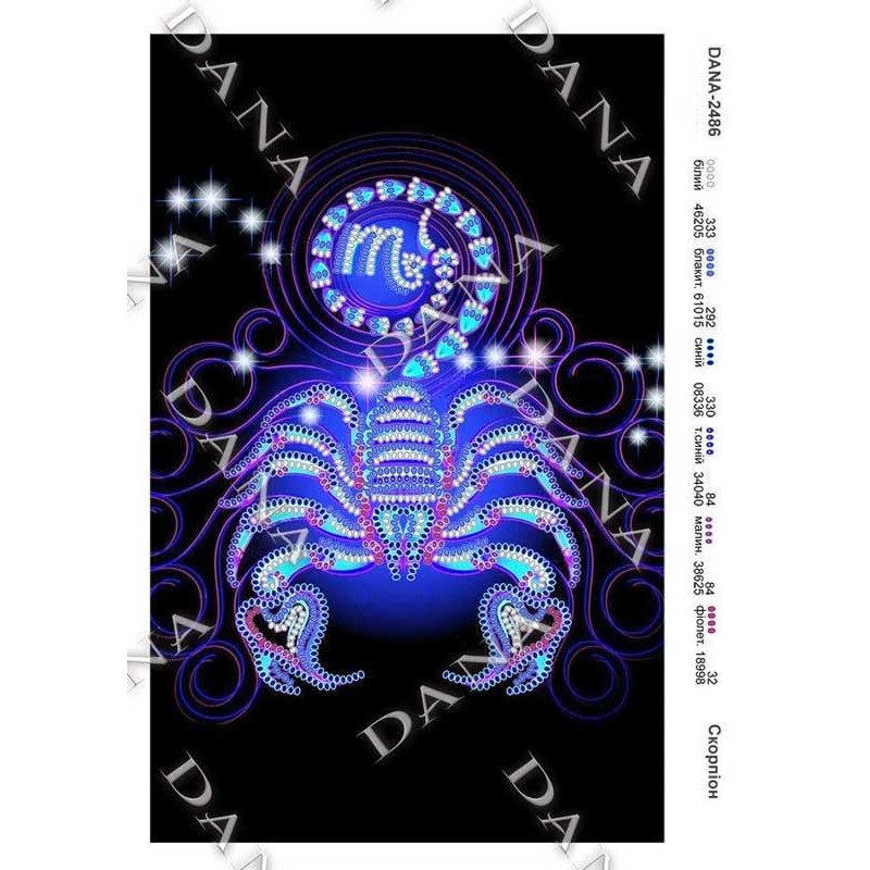 Pattern beading DANA-2486 Scorpion