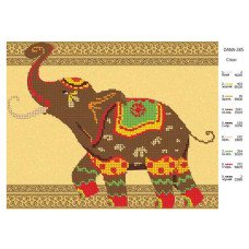Схема для вишивання бісером ДАНА-285 Слон