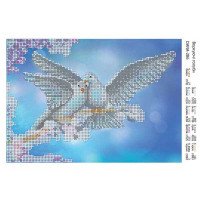 Cхема для вышивки бисером  ДАНА-286 Воркующие голуби