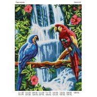 Pattern beading DANA-3137 A pair of parrots