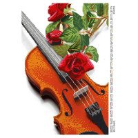 Схема для вишивання бісером ДАНА-3138 Скрипка