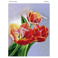 Cхема для вышивки бисером  ДАНА-3161 Весенние тюльпаны