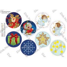 Pattern beading DANA-3187 Christmas decorations