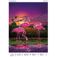 Pattern beading DANA-327 Pink flamingo