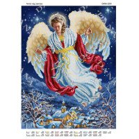 Cхема для вышивки бисером  ДАНА-3354 Ангел над землей