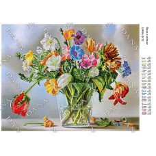 Pattern beading DANA-3412 Vase with Flowers