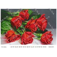 Pattern beading DANA-3413 Seven roses