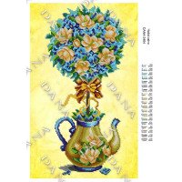 Cхема для вышивки бисером  ДАНА-3464 Чайные цветы