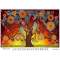 Pattern beading DANA-3466 Love tree