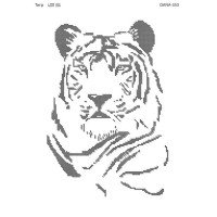 Cхема для вышивки бисером  ДАНА-353 Тигр