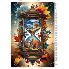 Схема для вишивання бісером ДАНА-3659 Плинність часу