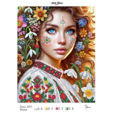 Cхема для вышивки бисером  ДАНА-3693 Мавка